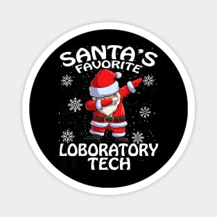 Santas Favorite Laboratory Tech Christmas Magnet